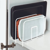 Organizador de Pratos e Formas Essence Branco - Ela Decora